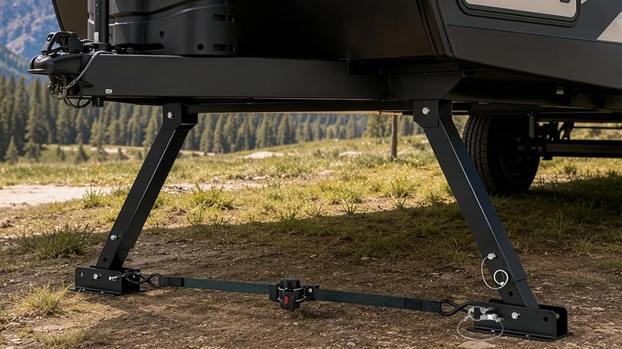 Vue d'un stabilisateur de roulotte